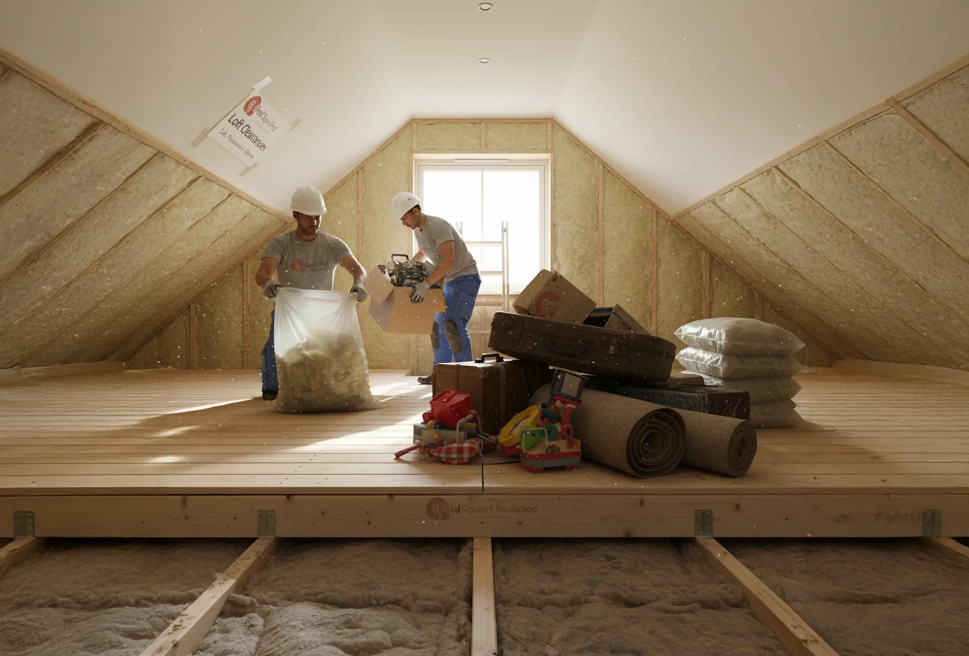 Hero - Red Squirrel Insulation Contractors in West London - Loft Clearances